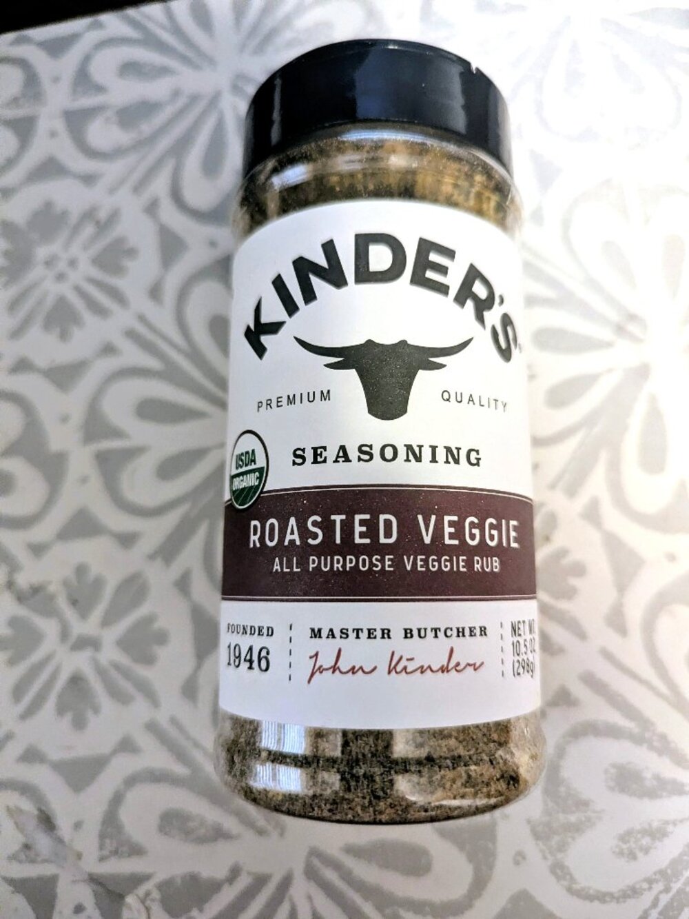Organic Roasted Veggie All Purpose Seasoning Rub By Kinder'S 10.5 Oz 298 G